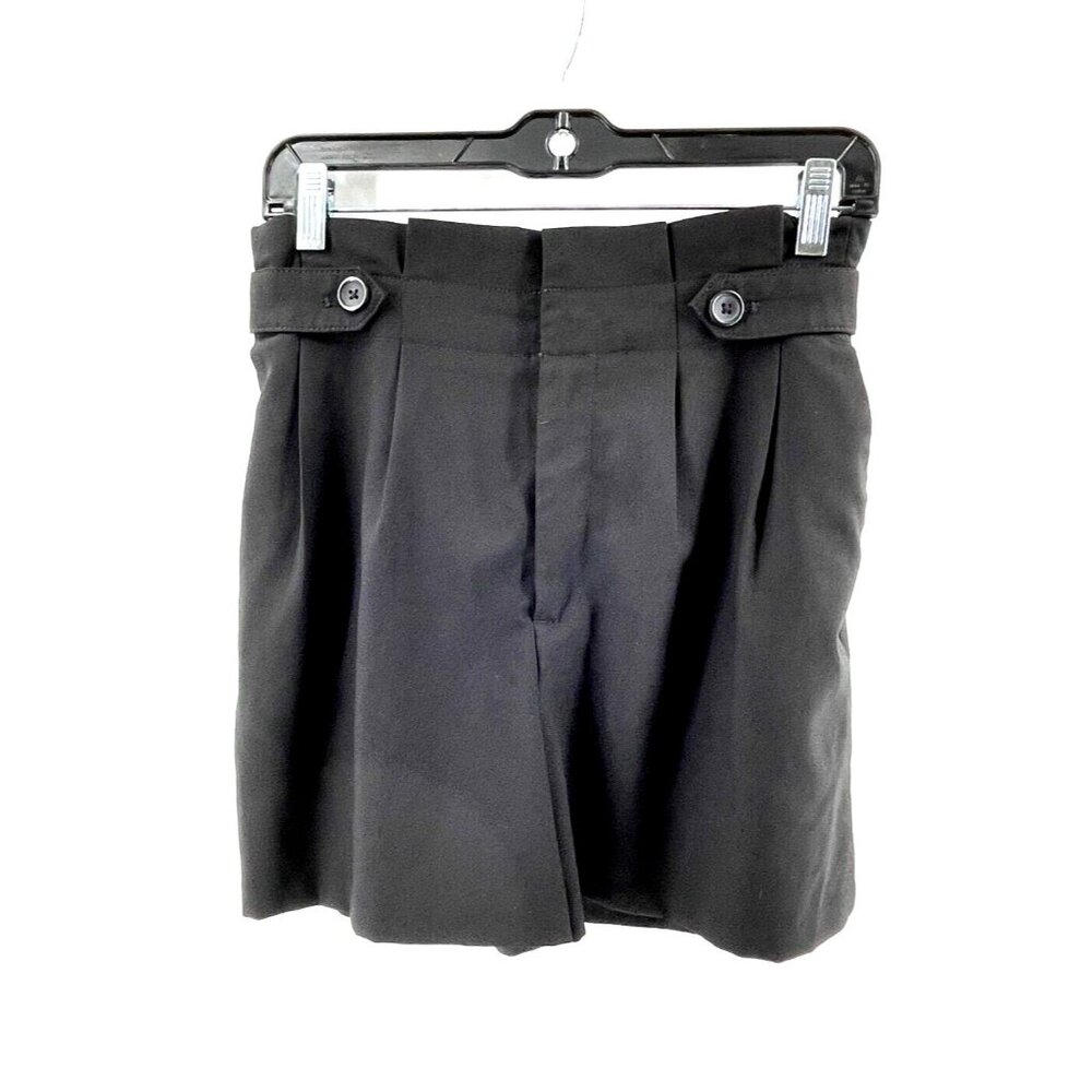 Banana Republic Women's Pleated Black Paper Bag Shorts Size 4
